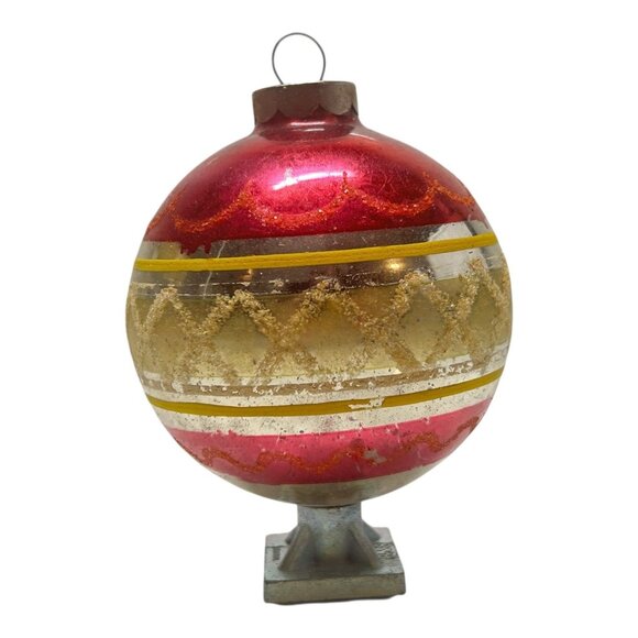 6 West Germany Glass Christmas tree ornaments by Lanissa mid-century vintage - Picture 10 of 16